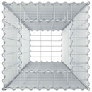 Gabion højbed Sølv