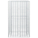 Gabion højbed Sølv