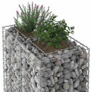 Gabion højbed Sølv