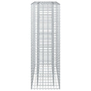 Gabion højbed Sølv