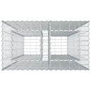 Gabion højbed Sølv