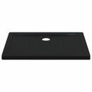 Brusebund Tray med Dots 90 x 70 x 4 cm ABS Sort