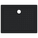Brusebund Tray med Dots 90 x 70 x 4 cm ABS Sort