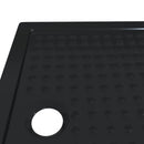 Brusebund Tray med Dots 100 x 80 x 4 cm ABS Sort