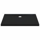 Brusebund Tray med Dots 100 x 80 x 4 cm ABS Sort