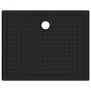Brusebund Tray med Dots 100 x 80 x 4 cm ABS Sort