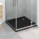 Brusebund Tray med Dots 90 x 90 x 4 cm ABS Sort