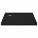 Brusebund Tray med Dots 90 x 90 x 4 cm ABS Sort