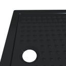 Brusebund Tray med Dots 100 x 70 x 4 cm ABS Sort