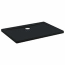 Brusebund Tray med Dots 100 x 70 x 4 cm ABS Sort