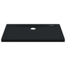 Brusebund Tray med Dots 100 x 70 x 4 cm ABS Sort
