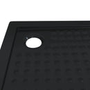 Brusebund Tray med Dots 80 x 80 x 4 cm ABS Sort