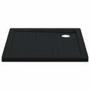 Brusebund Tray med Dots 80 x 80 x 4 cm ABS Sort