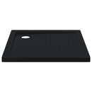 Brusebund Tray med Dots 80 x 80 x 4 cm ABS Sort