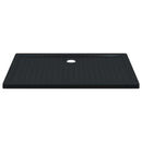 Brusebund Tray med Dots Sort 120 x 80 x 4 cm ABS