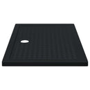 Brusebund Tray med Dots Sort 120 x 80 x 4 cm ABS