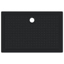 Brusebund Tray med Dots Sort 120 x 80 x 4 cm ABS