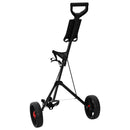 Golf Trolley Sort 66 x 65 x 112 cm Jern
