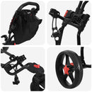 Golf Trolley Sort 110 x 60 x 132 cm Jern