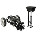 Golf Trolley med sæde Sort og Hvid 100 x 60 x 130 cm Jern