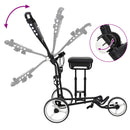 Golf Trolley med sæde Sort og Hvid 100 x 60 x 130 cm Jern