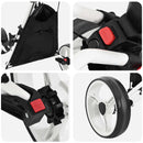 Golf Trolley Sort og Hvid 100 x 69 x 114 cm Aluminium