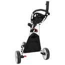 Golf Trolley Sort og Hvid 100 x 69 x 114 cm Aluminium