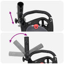 Golf Trolley Sort og Hvid 100 x 69 x 114 cm Aluminium