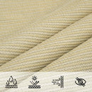 Solsejl Beige 2 x 6 m HDPE