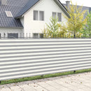 Balkon Afskærmning 200 x 200 cm Stof med PU-belægning