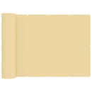 Balkon Afskærmning 1,2 x 25 m Stof med PU-belægning Beige