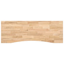 Bord med opbevaring Hvid og Naturlig 140 x 60 cm Massivt Eg Træ