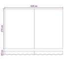 Elektrisk Utrækkelig Markise Sandfarvet 3,5 x 2 m