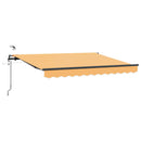 Markiseduge Sandfarvet 400 × 300 cm Polyester