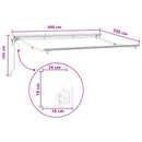 Elektrisk Utrækkelig Markise Gråbrun 4 × 3,5 m