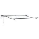 Utrækkelig Markise Sandfarvet 500 × 300 cm Stof