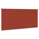 Udendørs rulleskærm 90% UV blok Terracotta 240 x 230 cm HDPE