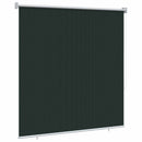 Udendørs rulleskærm 90% UV blok Mørkegrøn 140 x 140 cm HDPE