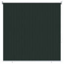 Udendørs rulleskærm 90% UV blok Mørkegrøn 140 x 140 cm HDPE