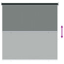 Udendørs rulleskærm 90% UV blok Mørkegrøn 140 x 140 cm HDPE
