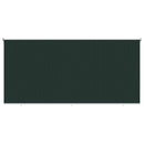 Udendørs rulleskærm 90% UV blok Mørkegrøn 400 x 230 cm HDPE