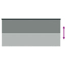 Udendørs rulleskærm 90% UV blok Mørkegrøn 400 x 230 cm HDPE