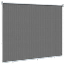 Udendørs rulleskærm 90% UV blok Lysegrå 180 x 140 cm HDPE