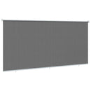 Udendørs rulleskærm 90% UV blok Lysegrå 400 x 230 cm HDPE