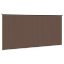 Udendørs rulleskærm 90% UV blok Gråbrun 240 x 140 cm HDPE