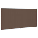 Udendørs rulleskærm 90% UV blok Gråbrun 350 x 140 cm HDPE