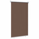 Udendørs rulleskærm 90% UV blok Gråbrun 80 x 230 cm HDPE