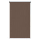 Udendørs rulleskærm 90% UV blok Gråbrun 100 x 230 cm HDPE