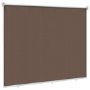 Udendørs rulleskærm 90% UV blok Gråbrun 220 x 230 cm HDPE