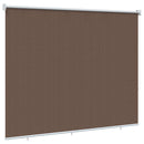 Udendørs rulleskærm 90% UV blok Gråbrun 220 x 230 cm HDPE